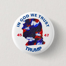 Bóton Redondo 2.54cm Em Deus confiamos