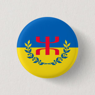 Bóton Redondo 2.54cm Emblema kabyle de Heidzer