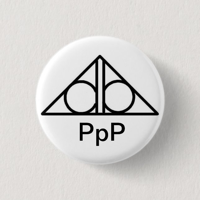 Bóton Redondo 2.54cm Emblema PpP (Frente)