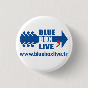 Bóton Redondo 2.54cm Emblema Redondo Blue Garagem privada Live