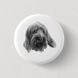 Bóton Redondo 2.54cm Emblema Rústico Spinone