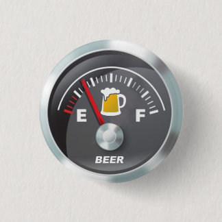 Bóton Redondo 2.54cm Engraçado - Enchimento do Medidor de Cerveja