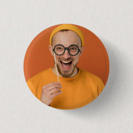 Bóton Redondo 2.54cm Envio de Selfie de Foto Engraçada