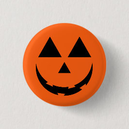 BÓTON REDONDO 2.54CM ENXERTO PERSONALIZADO DE PUMPKIN DE LARANJA