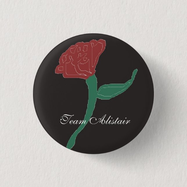 Bóton Redondo 2.54cm Equipe Alistair (Frente)