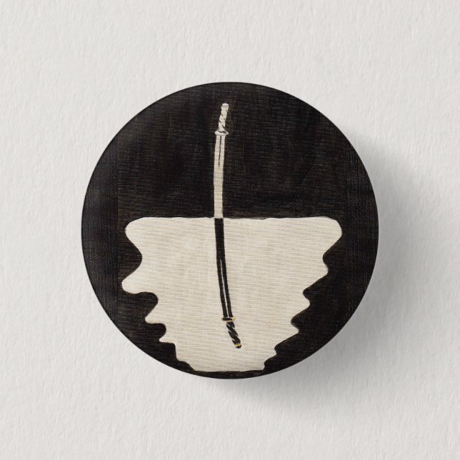 Bóton Redondo 2.54cm Espadas da legenda: Reflexão (Frente)