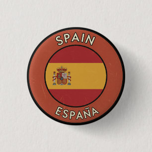 Bóton Redondo 2.54cm Espanha
