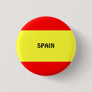 Bóton Redondo 2.54cm Espanha: Sinalizador do botão de Espanha/pino do 