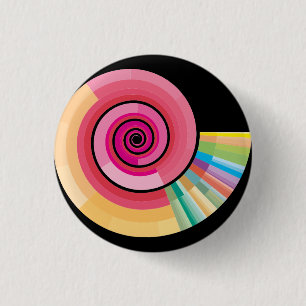 Bóton Redondo 2.54cm Espiral geológico do calendário