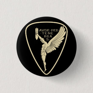 Bóton Redondo 2.54cm Esquadrão italiano do bombardeiro da força aérea