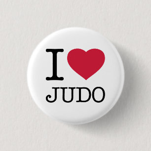 BÓTON REDONDO 2.54CM EU AMO JUDO