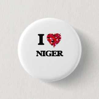 Bóton Redondo 2.54cm Eu amo Niger