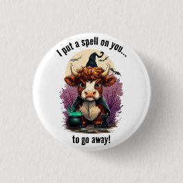 Bóton Redondo 2.54cm Eu Coloquei Uma Feitiçaria Em Você, Vovó Da Highla