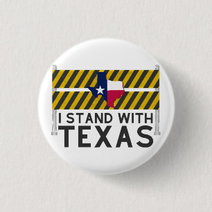 Bóton Redondo 2.54cm Eu Fico Com O Texas