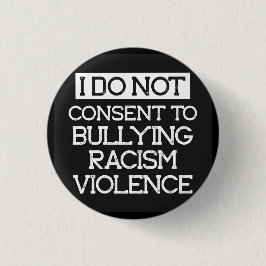 Bóton Redondo 2.54cm Eu não consinto