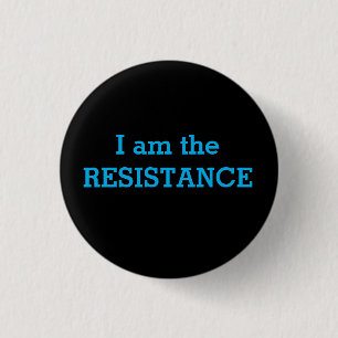 Bóton Redondo 2.54cm Eu sou a RESISTÊNCIA