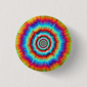 Bóton Redondo 2.54cm Explosão do botão de Pinback em azul e em