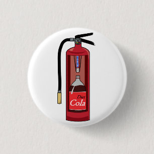 Bóton Redondo 2.54cm Extintor da soda da cola da dieta da hortelã