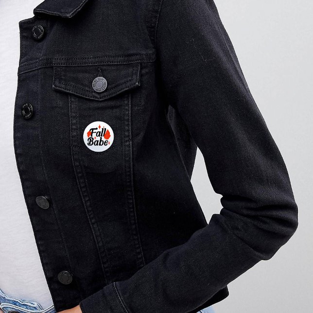 Bóton Redondo 2.54cm Fall Babe (Criador carregado)