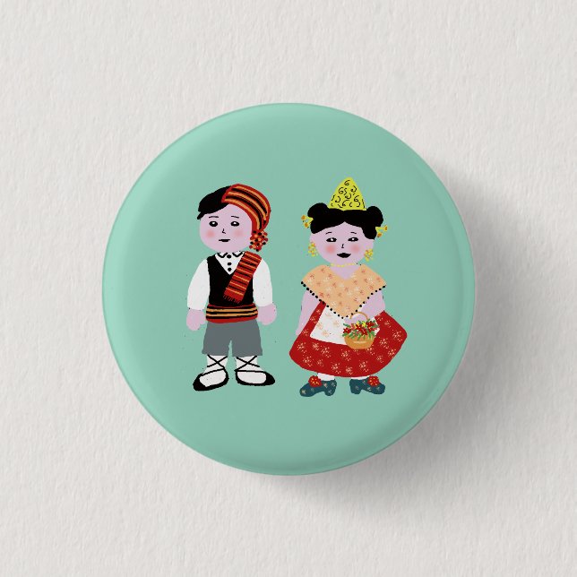 Bóton Redondo 2.54cm falleros (Frente)