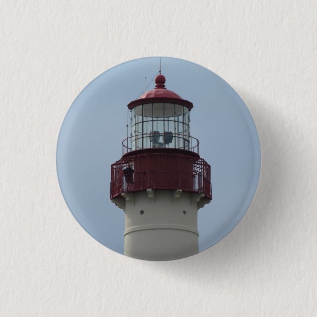 Bóton Redondo 2.54cm Farol de Cabo maio (Frente)