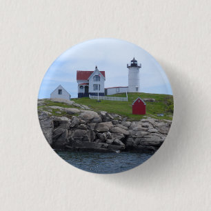 Bóton Redondo 2.54cm Farol do Nubble - Maine