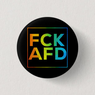 Bóton Redondo 2.54cm FCK AFD mit Rahmen schwarz