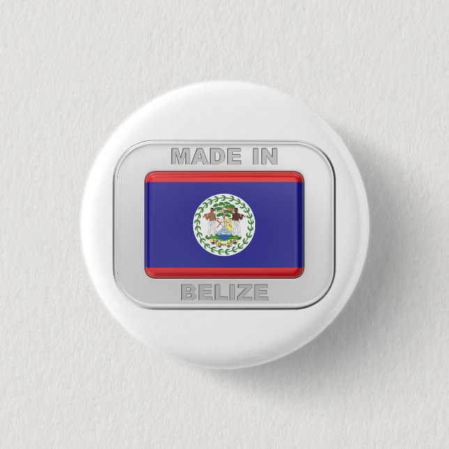 Bóton Redondo 2.54cm Feito em Belize (Frente)