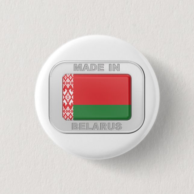 Bóton Redondo 2.54cm Feito na Bielorrússia (Frente)