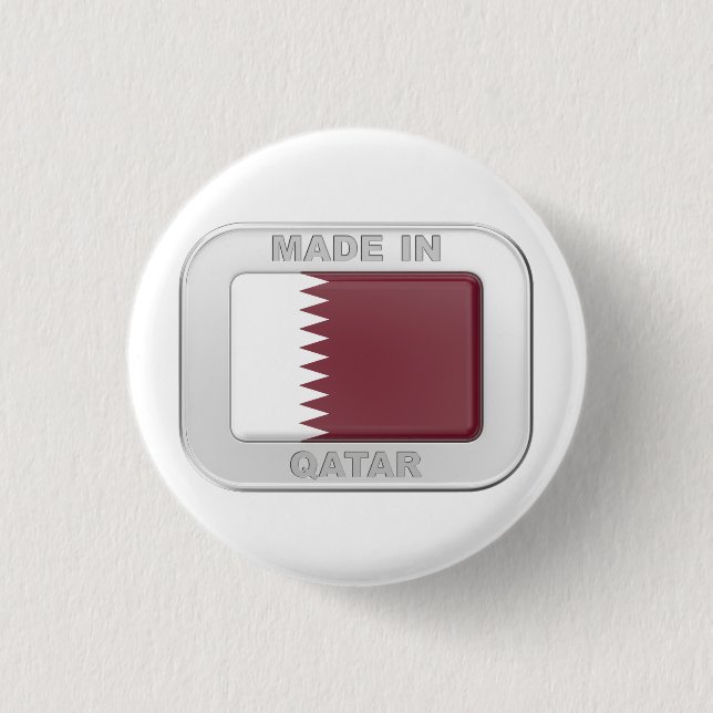 Bóton Redondo 2.54cm Feito no Catar (Frente)