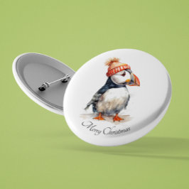 Bóton Redondo 2.54cm Feliz Puffin, personalizado