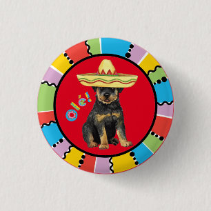 Bóton Redondo 2.54cm Festa Rottweiler
