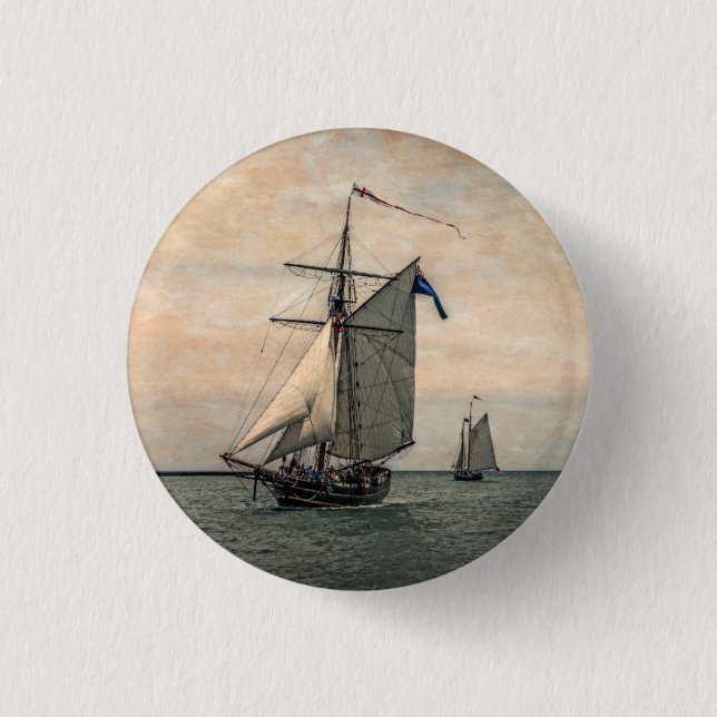Bóton Redondo 2.54cm Festival dos Navios Altos (Frente)