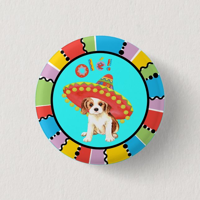 Bóton Redondo 2.54cm Fiesta Cavalier (Frente)