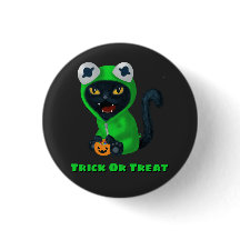 Figurino de Gato de Halloween de Sapo de Truque ou