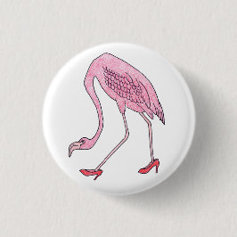 Bóton Redondo 2.54cm flamingo