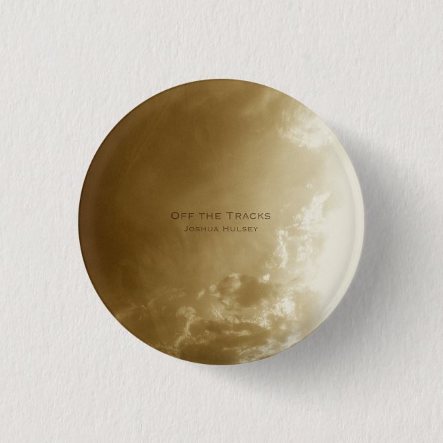 Bóton Redondo 2.54cm Fora do botão das trilhas (Frente)