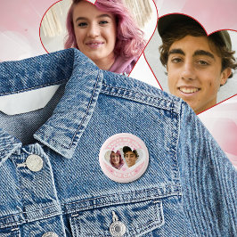 Bóton Redondo 2.54cm Foto de Namorados Personalizados