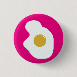 Bóton Redondo 2.54cm Fried EGG companion badge