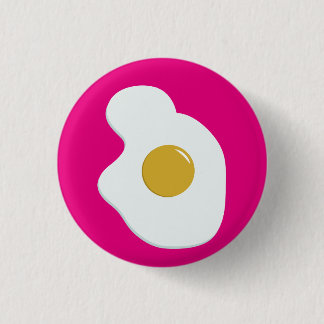 Bóton Redondo 2.54cm Fried EGG companion badge