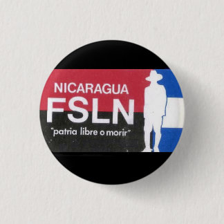 Bóton Redondo 2.54cm FSLN Nicarágua Libre