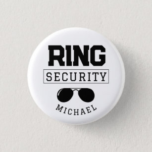 Bóton Redondo 2.54cm Funny Ring Security Weding Favor Kid
