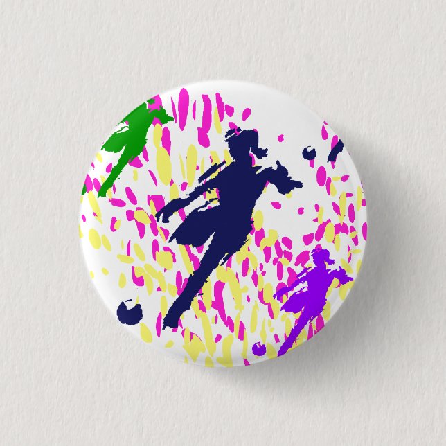 BÓTON REDONDO 2.54CM FUTEBOL (Frente)