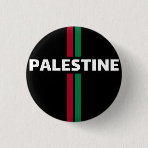 Bóton Redondo 2.54cm Futebol da Palestina livre - equipe do mapa do pav