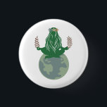 Bóton Redondo 2.54cm Gaia Deusa da Terra, Mãe Terra, Planeta Terra<br><div class="desc">Celebre o seu amor pelo nosso belo planeta com este botão da Deusa da Terra. Ela faz um presente excelente para os ambientalistas.</div>