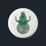 Bóton Redondo 2.54cm Gaia Deusa da Terra, Mãe Terra, Planeta Terra<br><div class="desc">Celebre o seu amor pelo nosso belo planeta com este botão da Deusa da Terra. Ela faz um presente excelente para os ambientalistas.</div>
