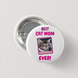 BÓTON REDONDO 2.54CM GATA MÃE MÃE SEMPRE PET AMOR DIA DAS MÃES CÃO 