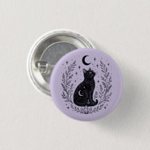 Gato místico bajo la luna
