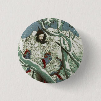 Bóton Redondo 2.54cm Gentoku Visitando Komei Na Neve (1:3)