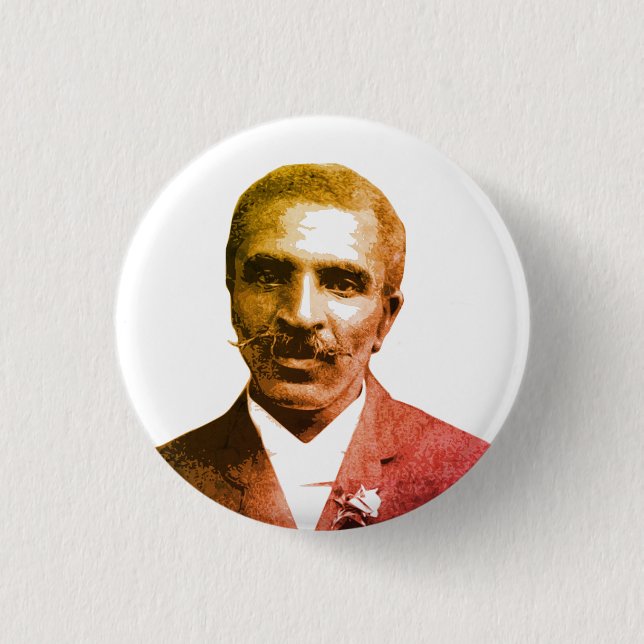 Bóton Redondo 2.54cm George Washington Carver (Frente)